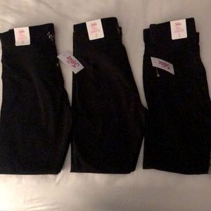 3 PIARS - Justice girls black leggings S 7/8